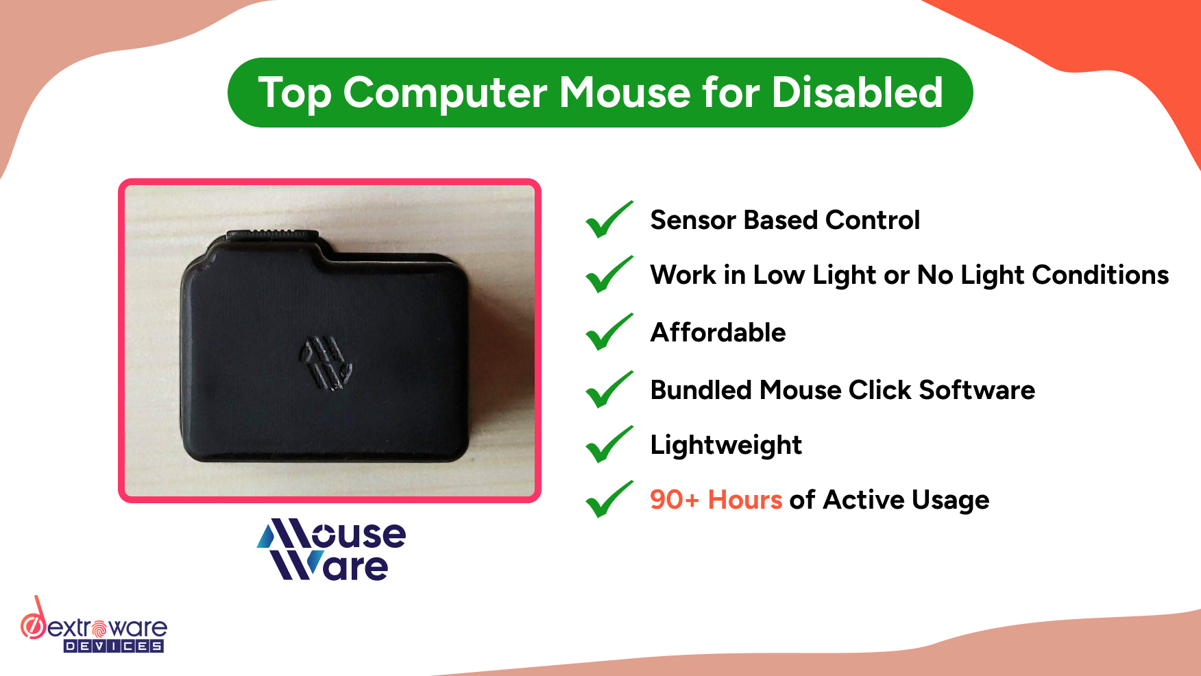 7 Best Computer Mouse for Disabled - Dextroware Devices
